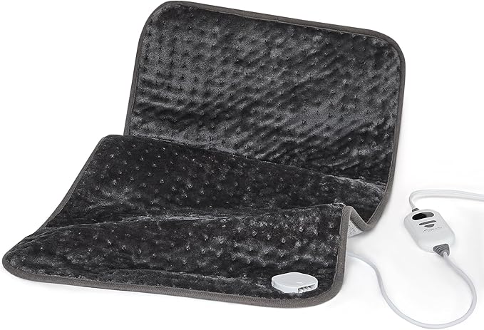 XL Heating Pads Large with Graphene Backing,Heat Pads 33 x 17, Heating pad for Back,Neck,Legs for Mom Dad, with Upgraded 4 Timer & 6 Temperature Controller