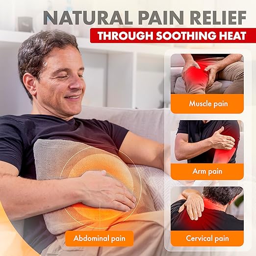 TheraCare Digital 12” x 15” Heating Pad | Moist & Dry Heat | Wide Range 110°F-160°F | Soothing Warm Relief | Personal Size 12” x 15” | Safe, Automatic Shut Off