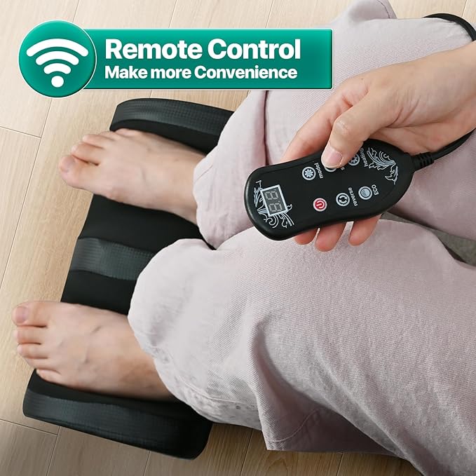 Mawuye Foot Massager,Foot Massager Machine with Massage Roller,Open Design for Breathable & Clean, and Pain Relief, Relax for Home or Office