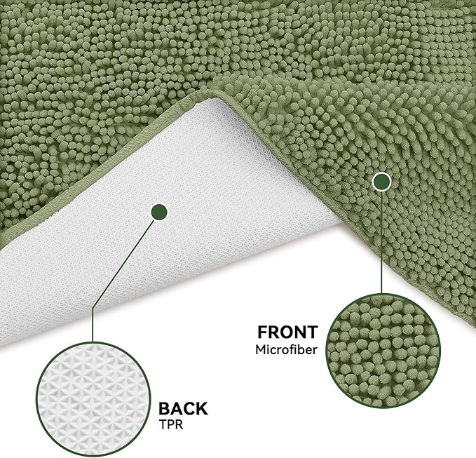 Bcoimo Super Absorbent Cat Door Mat, 24"*17" Anti Slip Mat for Muddy Paws, Pet Rugs for Dirty Paws Washable that Absorbs Moisture and Dirt, for Cat Cage and Pet Resting Carpet