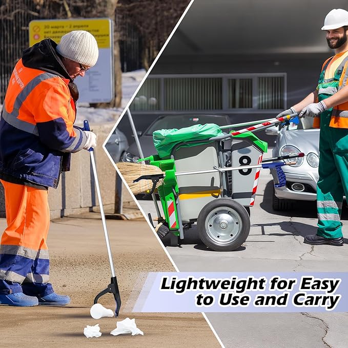 Sabary 20 Pcs Grabber Reacher Trash Pickers Bulk 30'' Long Elderly Earth Day Cleanup Back to School Upper Litter Heavy Duty Handy Mobility Aids Pick up Lightweight Nonslip Claw Arm Extension Stick