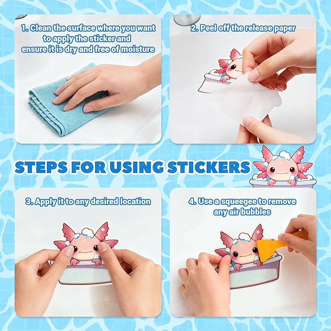 UNEEDE Kids Bathtub Mat with 17PCS Non Slip Bathtub Stickers, Non Slip Shower Mat for Toddlers, Washable Anti Slip Tub Surface, Soft Rubber Mat for Bath tub Shower, Waterproof Bathtub Essentials