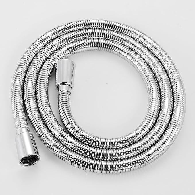 KES Bathroom Handheld Shower Head with Extra Long Hose and Bracket Holder Shower Wand Polished SUS304 Stainless Steel, LP150-PS
