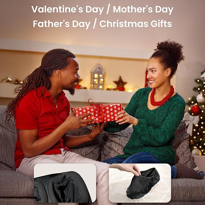 COMFIER Foot Massager with Heat,FSA Eligible HSA Store,Kneading,Vibration,Compression,Pause Function,Shiatsu feet Massager for Plantar Fasciitis Neuropathy, Women,Men,Size 13