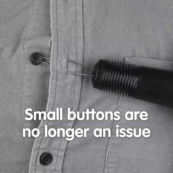 Button Hook for Seniors and People with Arthritis – One-Handed Gadget for Fastening Buttons and Pulling Zippers. Ideal for Joint Pain, Motor impairments, or Coordination Issues.