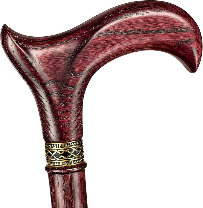 Asterom Handcrafted Walking Cane - Ergonomic, Wooden - Canes for Men - Walking Sticks for Seniors, Unique, Wood