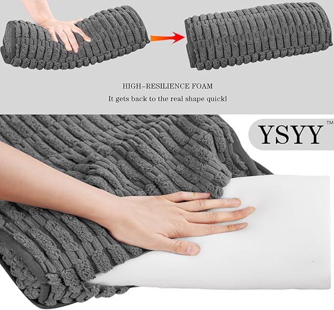 Memory Foam Headrest Pillow for Neck Pain Relief & Cervical Support - Ergonomic Neck Cushion for Office Chair, Car, Recliner, Sofa - Breathable & Pressure Relief (Gray, 17" W x 2.7" D)