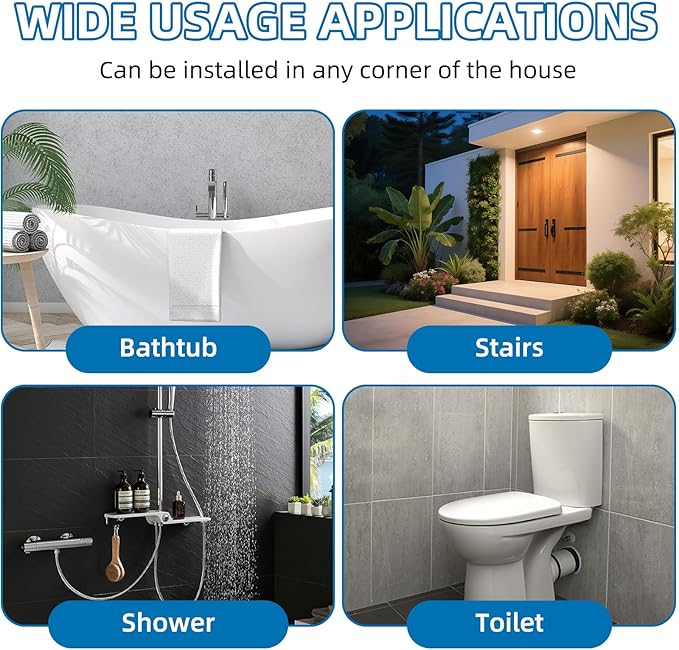 Toilet Grab Bar 24*27.5 Inch, Zynuhmo Anti-Slip U Shaped Support Rail with Paper Holder, SUS304 Stainless Steel Knurled Safety Handrails with Leg for Elderly Disabled Pregnant(1.25'' Dia Tube, Chrome)