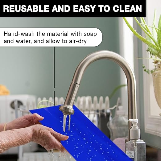 Dycem Non-Slip Material Roll for Daily Living - Yellow 8" x 6.5ft, Gripping Silicone Mat, Cut to Shape, Easy to Use, Versatile for Kitchen, Crafting, and More