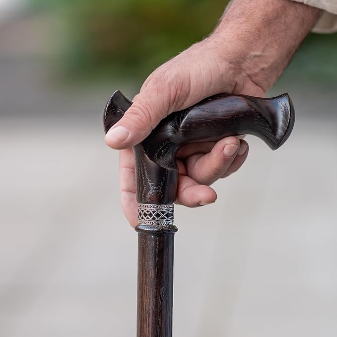 Asterom Handcrafted Canes for Men - Ergonomic, Stylish, Wooden Walking Cane for Men, Cool Walking Sticks for Seniors