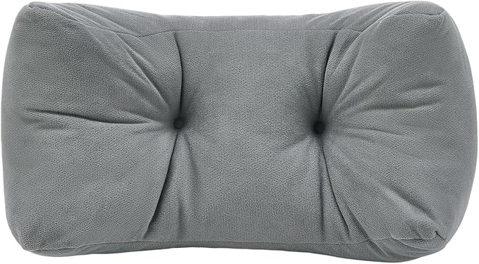 Lumbar Support Pillow Small Lower Back Pillow for Office Chair, Car Seat, and Desk Chair Ergonomic High-Elasticity Cushion for Pain Relief and Comfort on Sofa, Bed, or Travel (Blue)