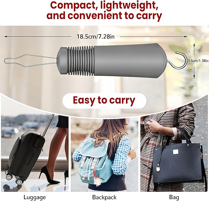 Button Hook with Zipper Pull, Button Assist Tool, Button Hook for Seniors, Disabled, Limited Hand Mobility, One Handed Button Helper Tool, Gifts for People with Disabilities, Gray