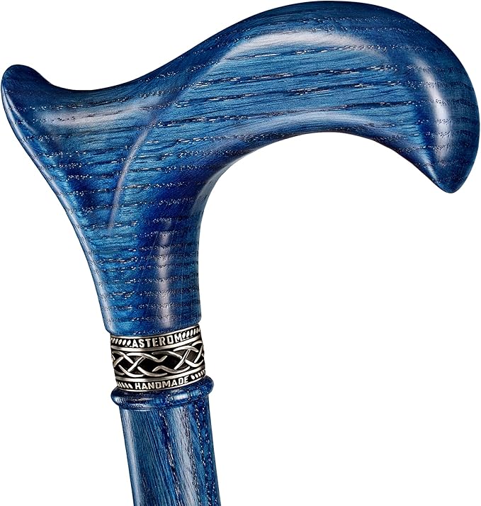 Asterom Handcrafted Walking Cane - Ergonomic, Wooden - Canes for Men - Walking Sticks for Seniors, Unique, Wood