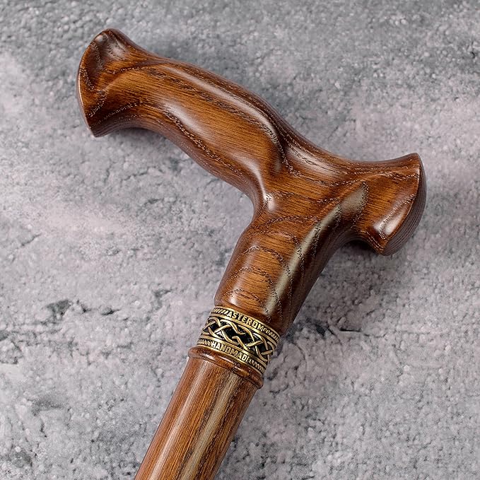 Asterom Handcrafted Canes for Men - Ergonomic, Stylish, Wooden Walking Cane for Men, Cool Walking Sticks for Seniors