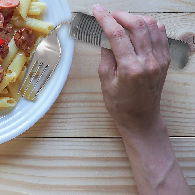 Rehabilitation Advantage Weighted Fork with Rubber Handle