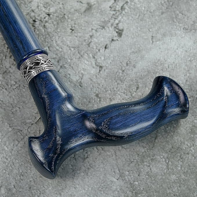 Asterom Handcrafted Canes for Men - Ergonomic, Stylish, Wooden Walking Cane for Men, Cool Walking Sticks for Seniors
