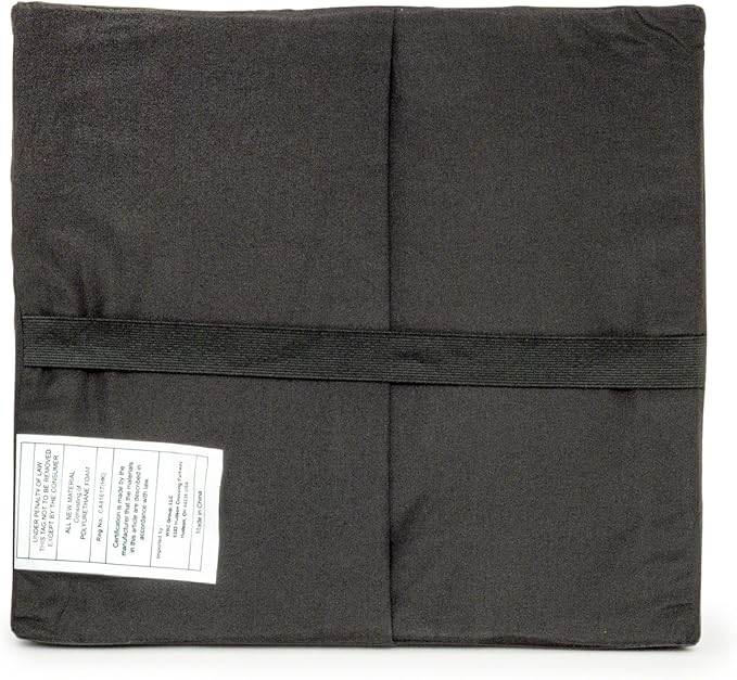 BodyMed Lumbar Support Cushion, Standard, Black – Lower Back Support for Improved Comfort – Ideal for Use at Home, in The Office, and Traveling – Durable, Adjustable, & Lightweight (Pack of 2)