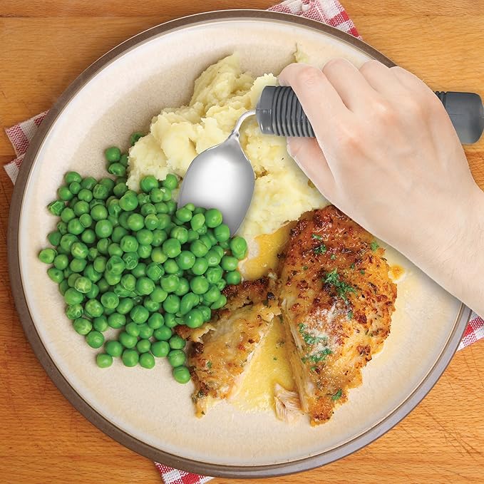 Rehabilitation Advantage Weighted Teaspoon with Rubber Handle